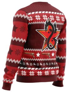 Christmas Time Outlaw Star Plus Size Ugly Christmas Sweater 3