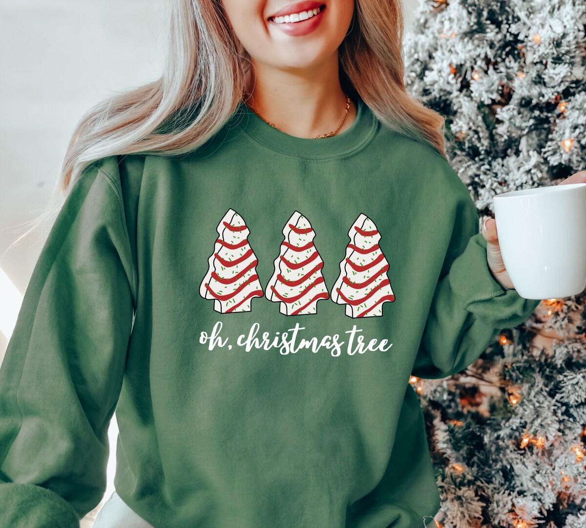 Christmas Tree Cakes Vintage T-shirt Carnival Holiday Shirt Best Gifts