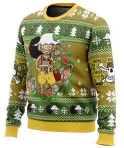 Christmas Usopp One Piece Ugly Christmas Sweater Funny Xmas Outfit For Fans 2