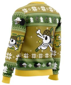 Christmas Usopp One Piece Ugly Christmas Sweater Funny Xmas Outfit For Fans 3