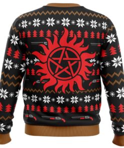 Christmas With The Winchesters Supernatural Christmas Sweater For Men And Women 2