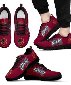 Cleveland Cavaliers Running Shoes Red For Fans 3