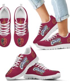 Cleveland Cavaliers Running Shoes Red For Fans 4