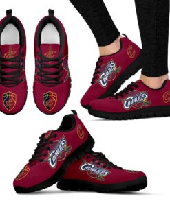 Cleveland Cavaliers Running Shoes Red For Fans 5