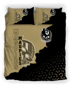 Collingwood Magpies Black Taupe Special Doona Cover