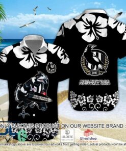 Collingwood Magpies Mascot Black Vintage Hawaiian Shirt For Men Women Afl Fans