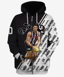 Collingwood Magpies Scott Pendlebury 10 Zip Up Hoodie Gift 1