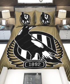 Collingwood Magpies Taupe Edition Doona Cover