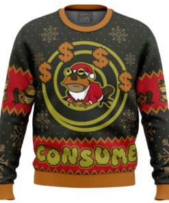 Glory To The Hypnotoad Christmas Sweater For Men And Women