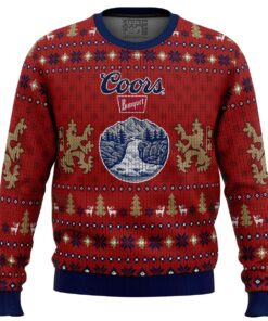 Busch Light Beer Logo Ugly Christmas Sweater Funny Gift For Alcohol Fans