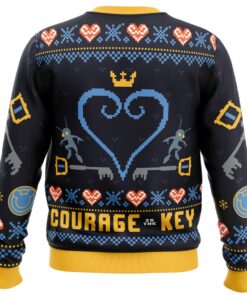 Courage Is The Key Kingdom Hearts Womens Ugly Christmas Sweater