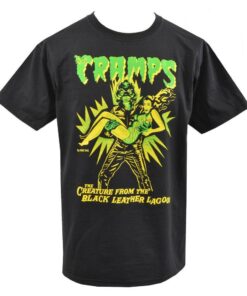 Creature From The Black Leather Lagoon The Cramps Unisex T-shirt Fans Gifts Psychobilly Music