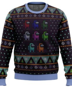 One Impostor Among Us Viral Online Game Ugly Christmas Sweater Funny Gift For Fans