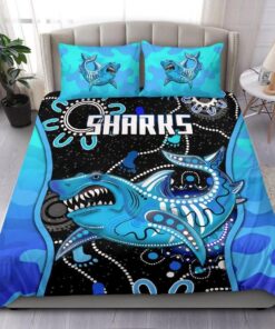 Cheap Cronulla-sutherland Sharks Blue Tropical Hawaiian Shirt Gifts Idea For Men Women