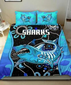 Cronulla sutherland Sharks Bedding Set Gifts For Lovers 5