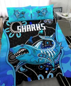 Cronulla sutherland Sharks Bedding Set Gifts For Lovers 6