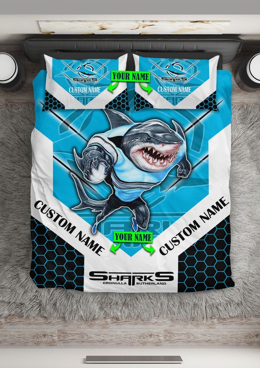 Cronulla-sutherland Sharks Indigenous Mascot Doona Cover