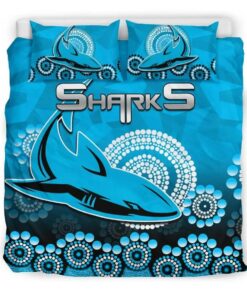 Cronulla sutherland Sharks Doona Cover Gift For Fans 4