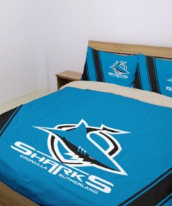 Cronulla sutherland Sharks Doona Cover Gift For Fans 81665