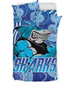 Cronulla sutherland Sharks Indigenous Mascot Doona Cover 3