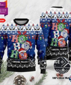 Crystal Palace Fc Ho Ho Ho Best Funny Christmas Sweater
