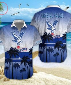 Crystal Palace Fc Palm Tree Vintage Aloha Shirt Best Outfit For Fans