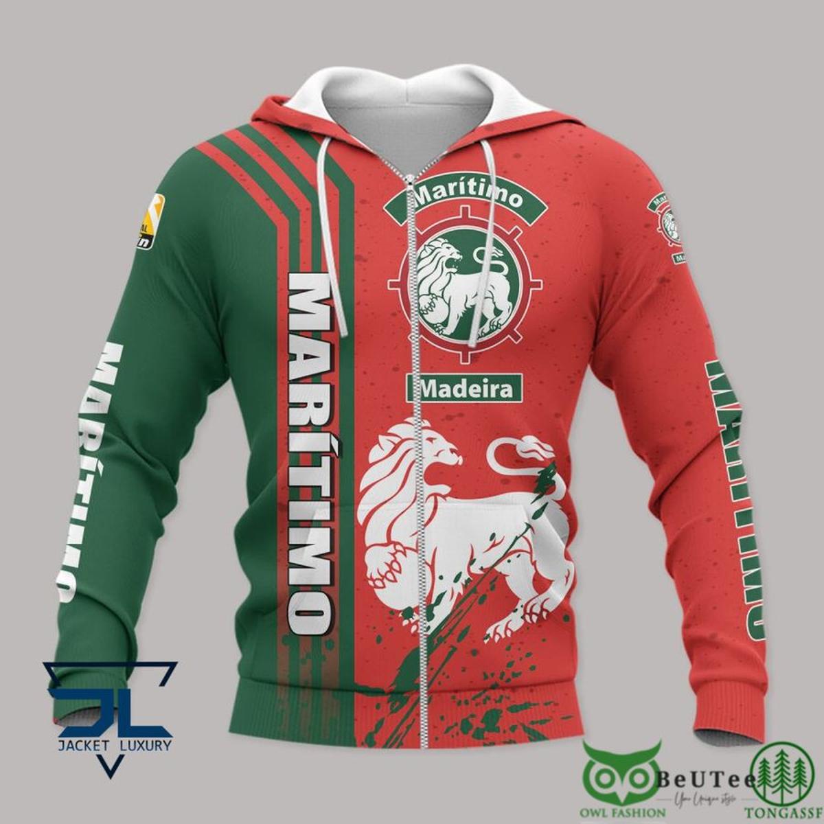 Cs Mar?timo Red Green Zip Hoodie Gifts For Lovers