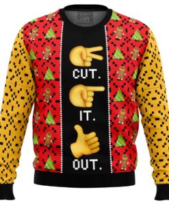 Cut It Out. Full House Christmas Sweater Men