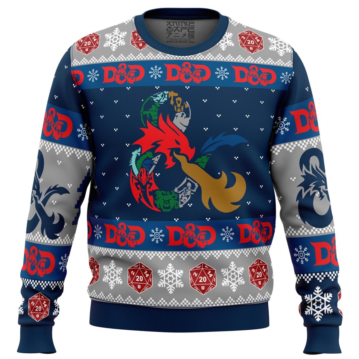 Bleach Charater Kenpachi Zaraki Xmas Style Ugly Christmas Sweater Gift For Manga Anime Fans