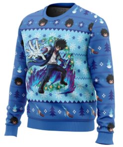 Dabi My Hero Academia Character Dabi Blue Ugly Christmas Sweater Best Xmas Gift For Fans