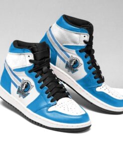 Dallas Mavericks Blue White Air Jordan 1 High Tops