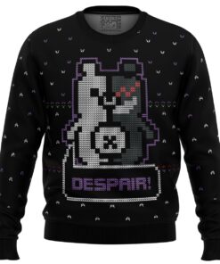 Danganropa Monokuma Despair Ugly Xmas Sweater