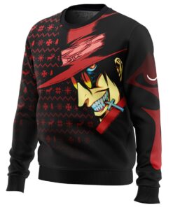 Dark Fanstasy Alucard Hellsing Funny Christmas Sweaters