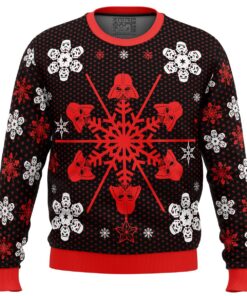 Darth Vader Empire Snowflakes Ugly Christmas Sweater Best Gift For Star Wars Fans