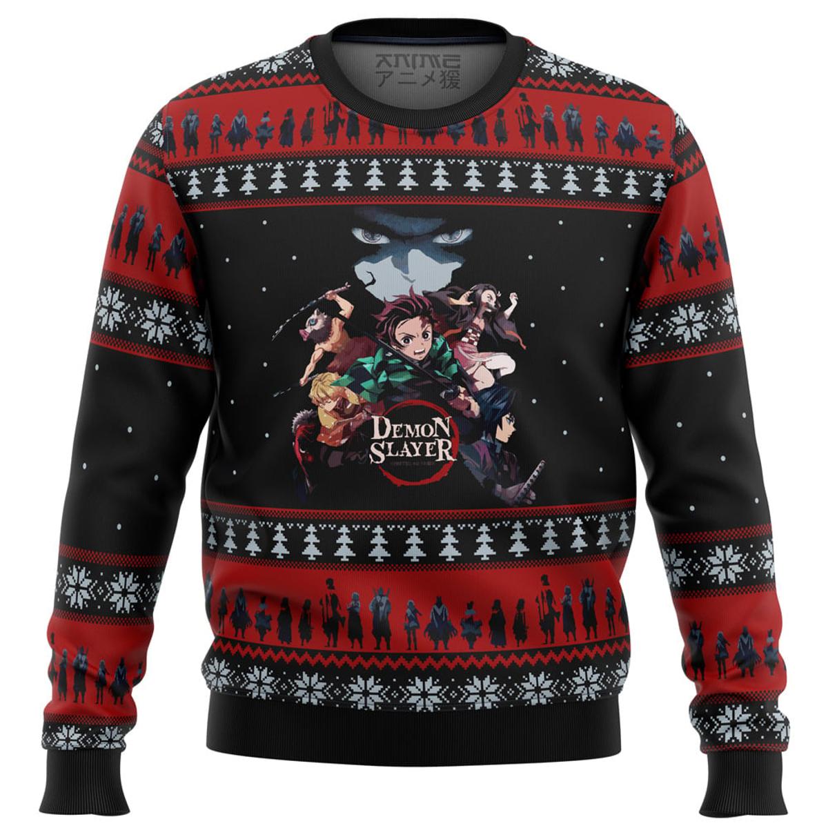 Bleach Pixel Art Style Ugly Christmas Sweater Best Holiday Gift For Manga Anime Fans