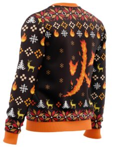 Demon Slayer Character Rengoku Fire Ugly Christmas Sweater For Manga Anime Fans 3