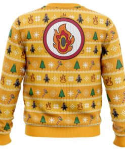 Demon Slayer Character Rengoku Heart Ablade Ugly Christmas Sweater Best Gift For Fans 4