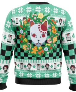 Demon Slayer Character Tanjiro Kamado Ugly Christmas Sweater Best Gift For Men Women 4