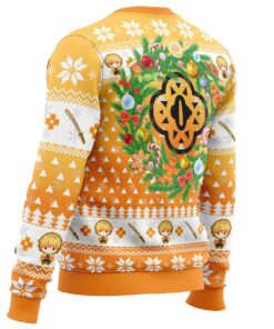 Demon Slayer Character Zenitsu Agatsuma Ugly Christmas Sweater Best Gift For Men Women 3