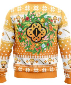 Demon Slayer Character Zenitsu Agatsuma Ugly Christmas Sweater Best Gift For Men Women 4