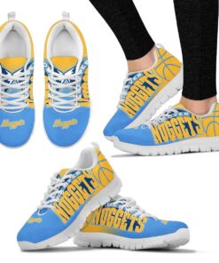 Denver Nuggets Running Shoes Blue Gold