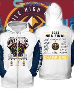 Denver Nuggets Signature Champions Zip Hoodie For Fans