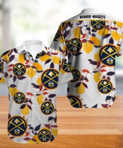 Denver Nuggets Summer Lemons Tropical Hawaiian Shirt Gift For Nba Fans