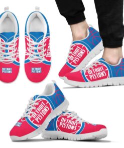 Detroit Pistons Running Shoes Red Blue