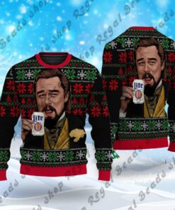 Di Caprio Christmas Jumper Best Gift For Fans