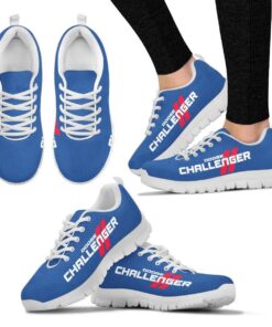 Dodge Challenger Blue Running Shoes Best Gift For Fans 1