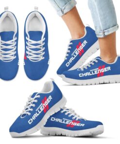 Dodge Challenger Blue Running Shoes Best Gift For Fans