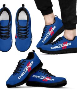 Dodge Challenger Blue Running Shoes Best Gift For Fans 3