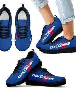 Dodge Challenger Blue Running Shoes Best Gift For Fans 4