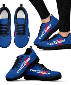 Dodge Challenger Blue Running Shoes Best Gift For Fans 5